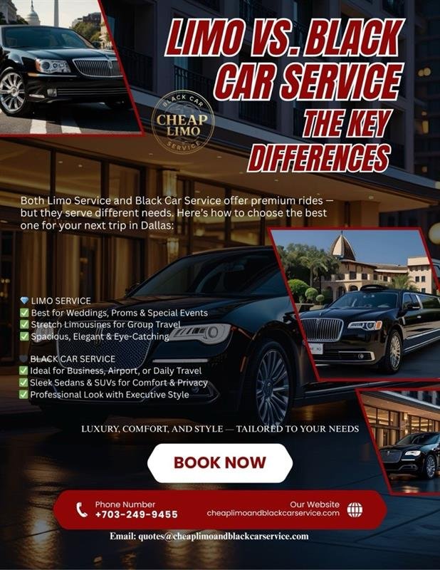 Limo vs. Black Car Service Dallas