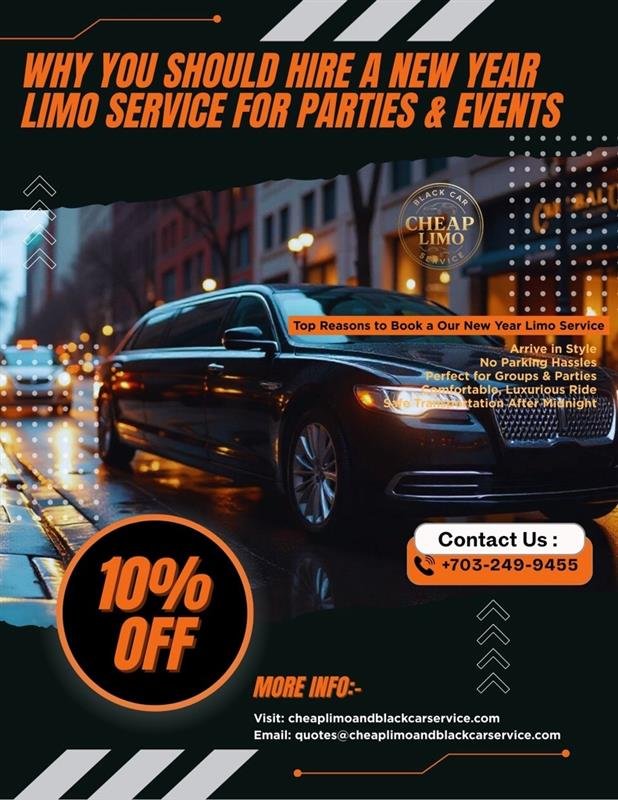 Hire a New Year Limo Service for Parties