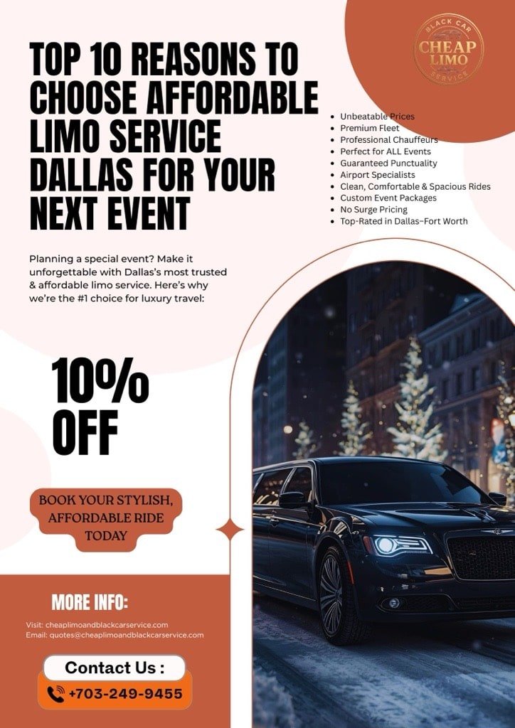 Choose Affordable Limo Service Dallas for Your Next Event