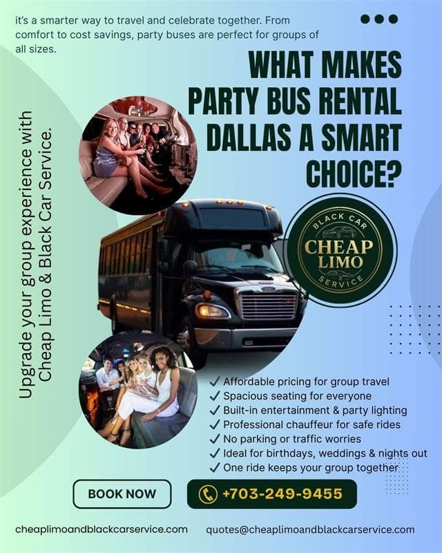 Affordable Party Bus Rentals Near Me